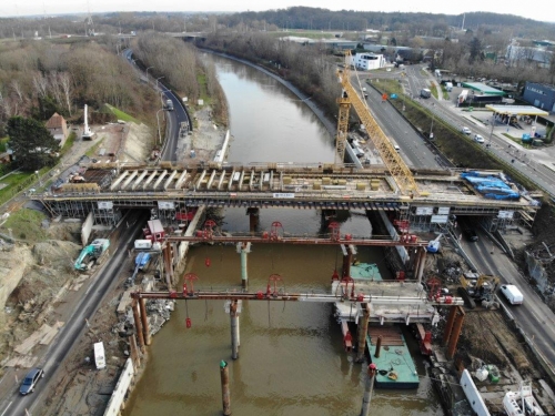 Afbraak Bergwijkbrug Merelbeke